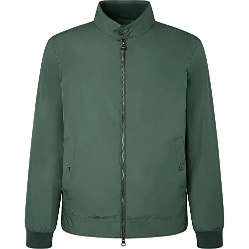 Produktbild: HACKETT LONDON Herren Nylon Harrington Regenmäntel, graugrün, XS