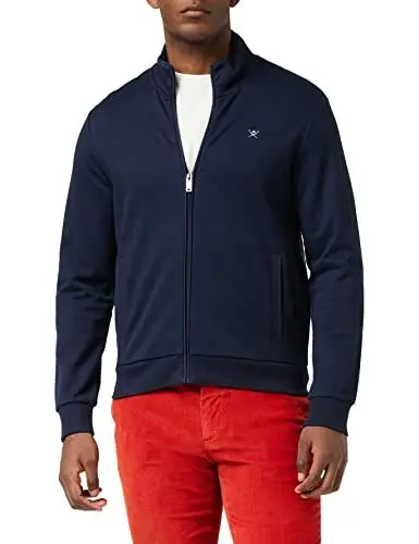 Produktbild: HACKETT LONDON Herren Refined Fz Sweater, Blue (Navy Blazer), XS