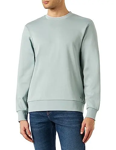 Produktbild: HACKETT LONDON Herren Tipped Crew Kapuzenpullover, Duck Egg, M