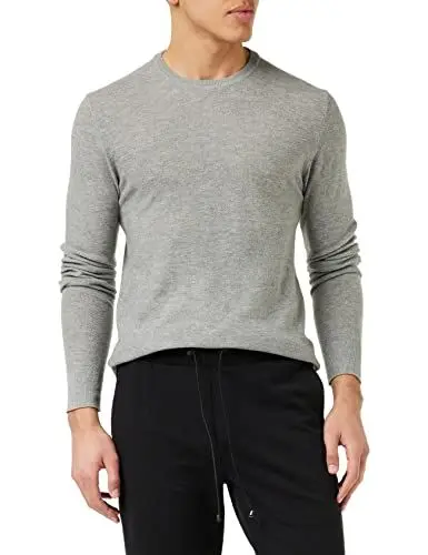 Produktbild: HACKETT LONDON Men's Wsc Textured Crew Pullover Sweater, Stone, XL
