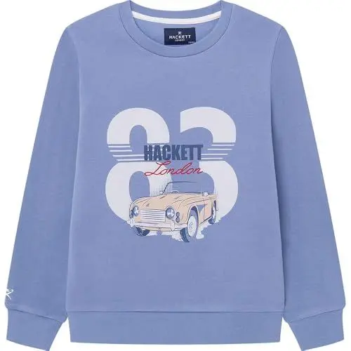 Produktbild: Hackett London Jungen Hackett 83 Car Crew Sweatshirt, Blau (Chambray Blue), 15 Jahre
