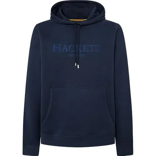 Produktbild: Hackett London Herren Heritage Hoody Sweatshirt, Blau (Midnight), XL