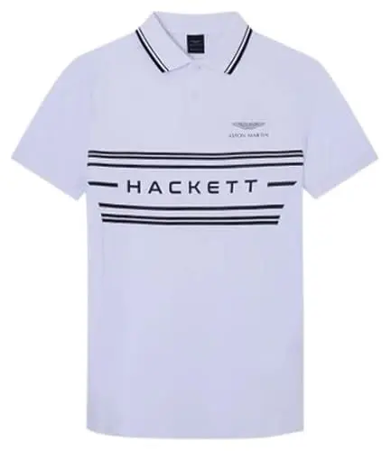 Produktbild: Hackett London Herren Amr Chest Panel Polo Shirt, Black (Black) A, S