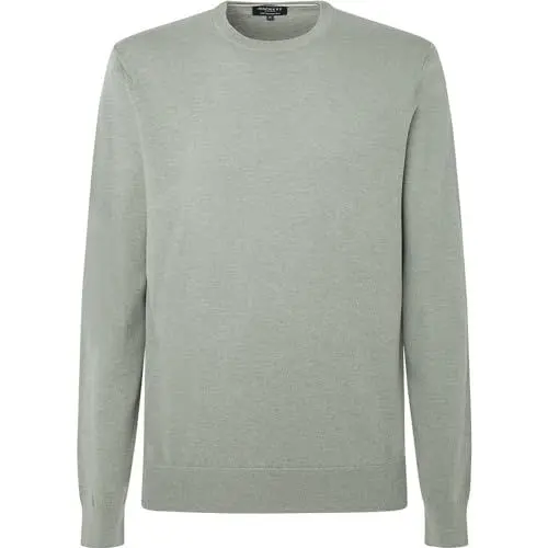 Produktbild: Hackett London Herren Cotton Cashmere Crew Strickwaren, Green (Seagrass Green), S