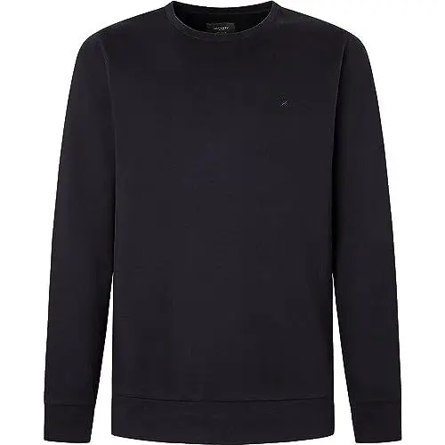 Produktbild: Hackett London Herren Double Knit Crew Sweatshirt, Black (Black), XXL