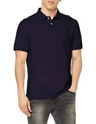 Produktbild: HACKETT LONDON Herren Slim Fit Logo Polo Shirt, Blue (Navy), L