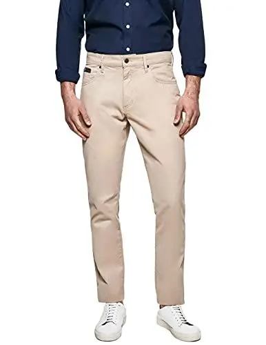 Produktbild: Hackett London Herren Trinity 5 Pkt Pants, Brown (Oatmeal), 32W/28L