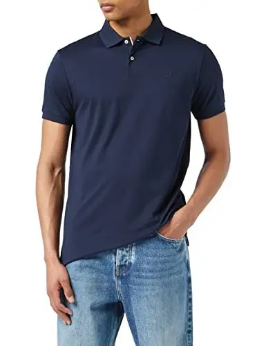Produktbild: Hackett London Mens Pima Cotton Polo Polohemd, 595navy, S