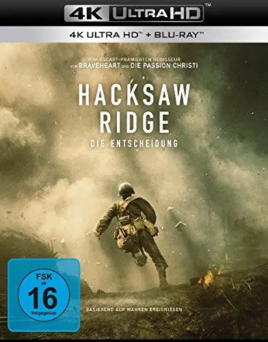 Produktbild: Hacksaw Ridge (4K Ultra HD) + (Blu-ray)