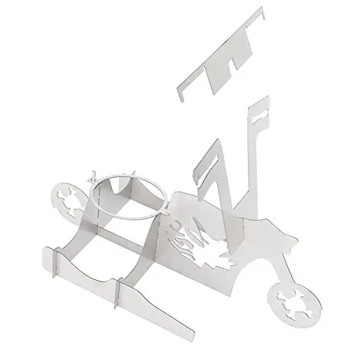 Produktbild: Hähnchenständer aus Edelstahl mit Bierdosenhalter für Grillzubehör