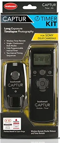 Produktbild: Hähnel HL C SONY TIM Captur Timer Kit - Kabelloser Fernauslöser und Timerauslöser für Sony schwarz