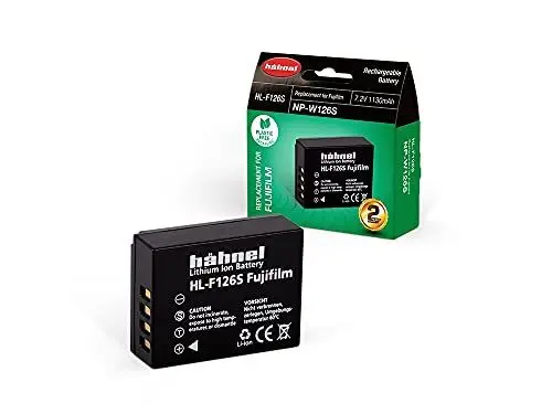 Produktbild: Hähnel HL F126 Li-Ionen Ersatzakku Typ Fuji NP-W126 für HS30XR/X-Pro1