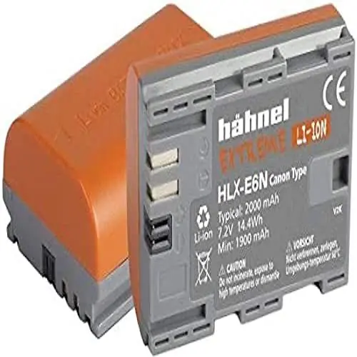 Produktbild: Hähnel - Extreme - HLX-E6NH - Lithium-Ionen-Akku für Canon - 2000 mAh - 7,2V - LP-E6 Accu - Robust, stoßfest und kältebeständig