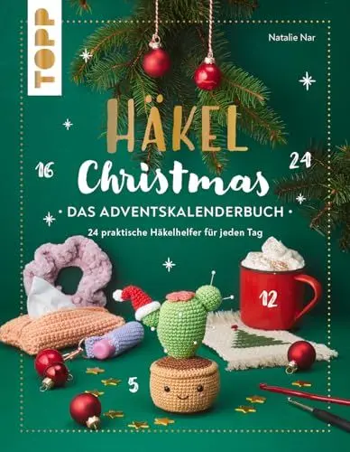 Produktbild: Häkel Christmas. Das Adventskalenderbuch: 24 praktische Häkelhelfer für das ganze Jahr