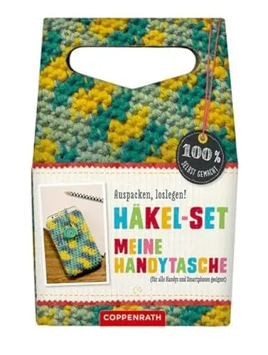 Produktbild: Coppenrath 92155 Häkel-Set: Meine Handytasche