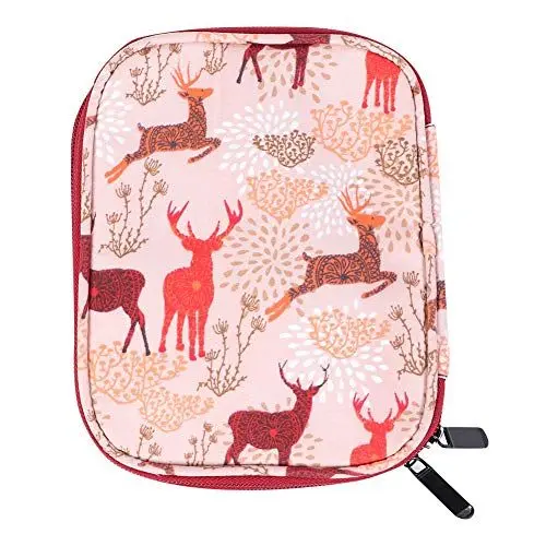 Produktbild: Häkeltasche, Häkeltasche, Organizer, Strick-Aufbewahrungstasche, Tragbar, Garn, Häkelnadel, Nadel, Nähwerkzeug, Stricktasche, Wasserdicht, Garnetui für Stricknadeln, Häkelnadeln