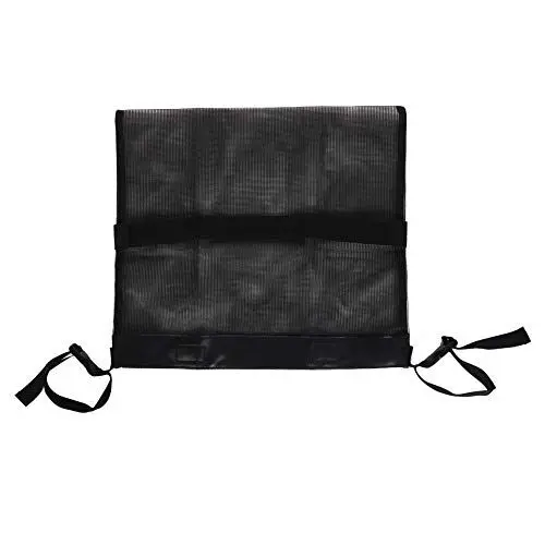 Produktbild: Hängende, atmungsaktive Mesh-Aufbewahrungstasche für Kinderwagen, tragbarer Organizer für Rollstuhl- und Kinderwagenzubehör, Schwarz