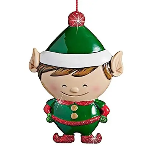 Produktbild: Hängender Christbaumschmuck Schneemann und Weihnachtsmann Holzdeko Anhänger Weihnachten Für Anhänger, Dekorationen