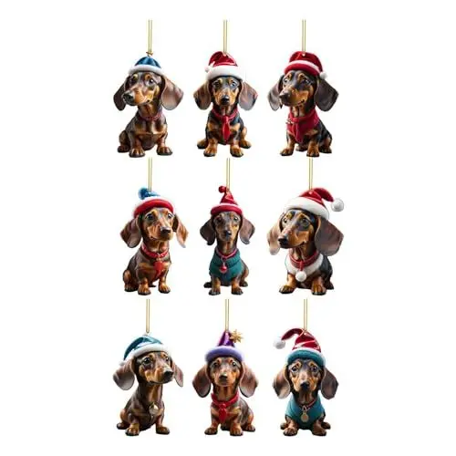 Produktbild: Hängender Christbaumschmuck Weihnachstbaumschmuck Gurke Christbaumschmuck für Winter Wonderland Weihnachtsbaum