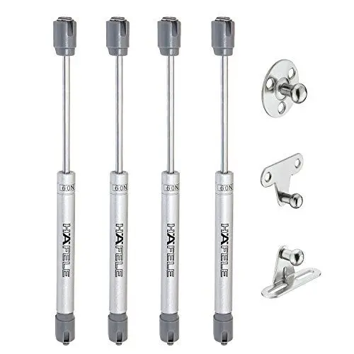 Produktbild: HAFELE 60N Soft Opening Klappenbeschlag Klappenhalter Gasfeder Dämpfer für Klappen Gasdruckdämpfer Gasdruckfedern Scharniere Schranktür Weichschließen Türscharniere 4 Stück von RAINMAKER Ltd