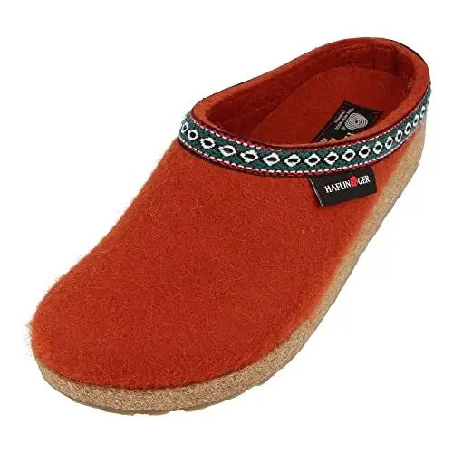 Produktbild: HAFLINGER Grizzly Franzl Filzpantoffel Hausschuh Filzclog Fuchs, Gr. 42