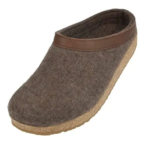 Produktbild: HAFLINGER Torben, Unisex-Erwachsene Pantoffeln, Braun (63 braunmeliert), 39 EU