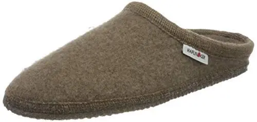 Produktbild: Haflinger Unisex - Erwachsene, Hausschuh, Beige(beigemeliert öko), 36