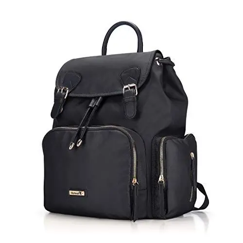 Produktbild: Hafmall Wickelrucksack, Praktische Große Kapazität Baby Wickeltasche Rucksack für Mama und Papa, Stilvolle Macaron