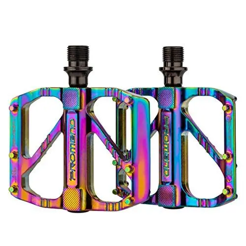 Produktbild: Hagar Buntes Mountainbike Pedal Aluminiumlegierung Fahrradpedal rutschfest Breites Plattformpedal Für E-, Mountainbike, Trekking, Rennrad Pedale