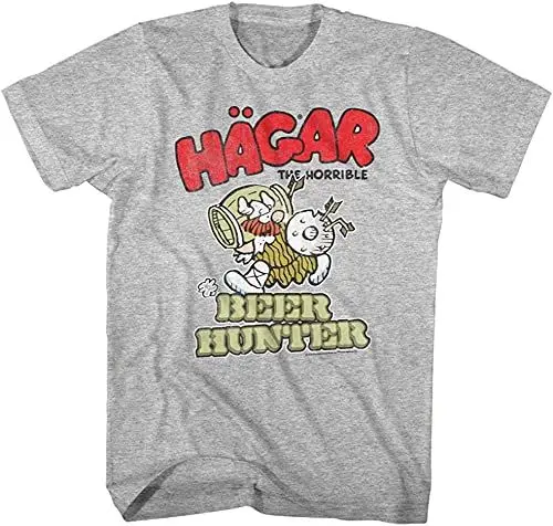 Produktbild: Hagar The Horrible Instant Slob Viking Comic Beer Hunter Adult T-Shirt Tee T-Shirts & Hemden(X-Large)