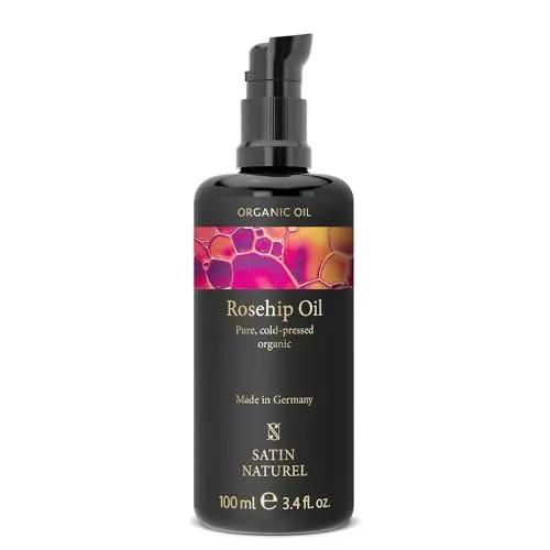 Produktbild: BIO Rosenöl - 100% reines Hagebuttenöl kaltgepresst - Gesichtsöl, Körperöl, Massageöl, Hair Oil - Wildrosenöl, Rosehip Oil zur Pflege von trockener Haut - Anti Falten Wirkung - Bio Oil 100ml
