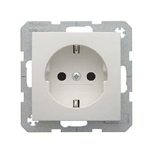 Produktbild: Hager Berker Schuko-Steckdose pws 47431909 mit Steckklemmen, Weiß