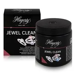 Produktbild: Hagerty Jewel Clean Schmucktauchbad für Edelsteine Gold Platin 170 ml I Effektiver Schmuckreiniger Diamanten Saphire Rubine I Schmuck-Reinigungsbad für erneuerten Glanz I mit Korb und Bürste