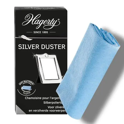 Produktbild: Hagerty Silver Duster Cloth Silberstaubtuch, blue (bright blue), 1 Stück (1er Pack)