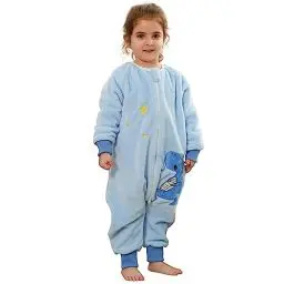 Produktbild: HAHASHOW Baby Winter Schlafsack mit Füßen Flanell Schlafsack mit langen Ärmeln Mädchen und Junge Schlafsack mit Beinen 9-18 Monat Dinosaurier