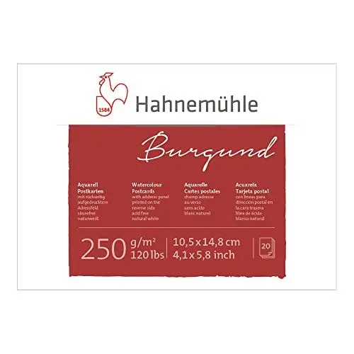 Produktbild: Hahnemühle AQUARELL-POSTKARTEN BLOCK 628090 20BL