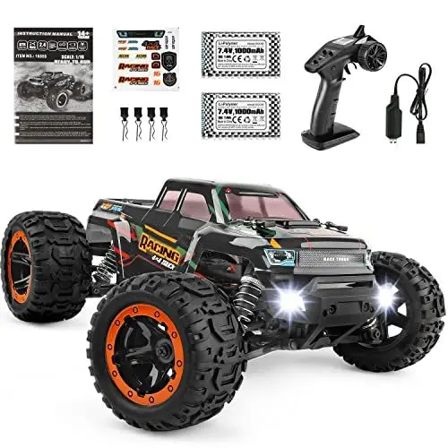 Produktbild: HAIBOXING Ferngesteuertes Auto 1:16 RC Monster Truck, Wasserdichter RTR All Terrain RC Auto 36 km/h, ferngesteuertes Spielzeug für Kinder und Erwachsene