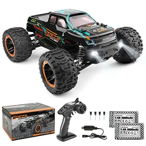 Produktbild: HAIBOXING Ferngesteuertes Auto 4WD RC Auto 1:16 36km/hHochgeschwindigkeits RC Monster Truck 2,4 GHz Rennwagen Wasserdicht Geländewagen, Crawler Spielzeug Geschenkfür Kinder und Erwachsene