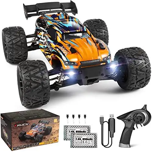 Produktbild: HAIBOXING Ferngesteuertes Auto 4WD RC Auto 1/18 36 km/h All Terrains Offroad Elektro Fahrzeug 2,4 GHz Offroad Monstertruck Buggy mit 2 wiederaufladbaren Batterien für Kinder und Erwachsene