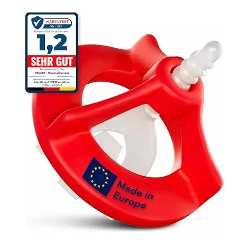 Produktbild: Hainer® Premium Fliesen Nivelliersystem 1mm Set – 300-teiliges Fliesenverlegehilfe Set, Fliesen Werkzeug für professionelle Ergebnisse (Starterset 1mm)