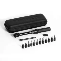 Produktbild: Hairich Drehmomentschlüssel Fahrrad & Motorrad, 1/4 Zoll, 15-teiliges Set mit Innensechskant Hex und Torx Bits, 2-20 Nm Messbereich, inklusive Verlängerungsstange, Torque Wrench für Rennrad