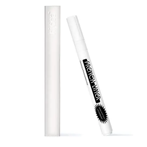 Produktbild: Hairlich French Liner| Manicure Pen | Maniküre | Pediküre | weißer Nagellack | Lackstift | Lackstift in Stiftform | weiße Nagelspitzen | Nailart | Nagelstyling