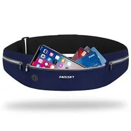 Produktbild: Laufgürtel für Handy,Hüfttaschen Sportgürtel Lauftasche Damen und Herren, Handytasche Joggen Lauftasche Running Belt wasserdichte Super dünn für Joggen, Fitness, Radfahren und Reisen Laufgürtel 7,0