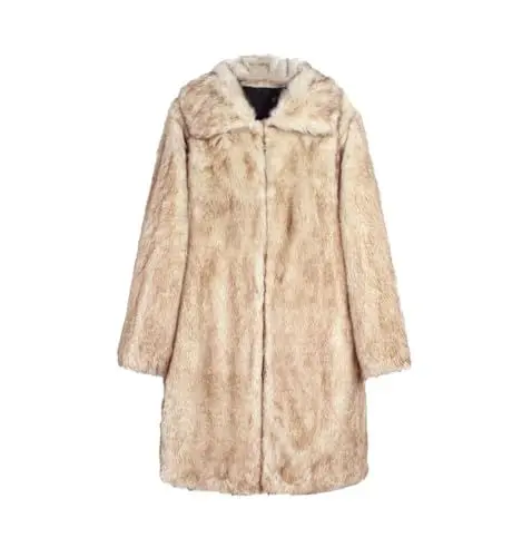 Produktbild: Haitpant Herren Kunstpelzmantel Winter Kunstpelz Outwear Windjacke Pelzmantel Punk Parka Jacken Warme Mäntel