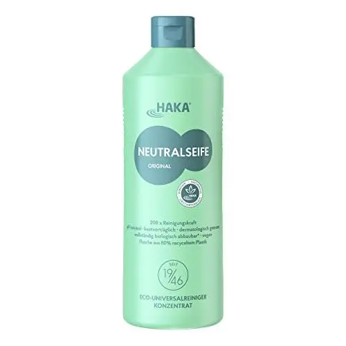 Produktbild: HAKA Neutralseife Original, 1 kg, Allzweckreiniger, Universalreiniger für den Haushalt und Auto, pH-neutrales Reinigungsmittel, Konzentrat, frischer Duft