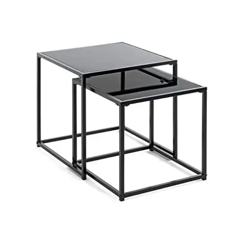Produktbild: Haku Beistelltisch 2er-Set schwarz