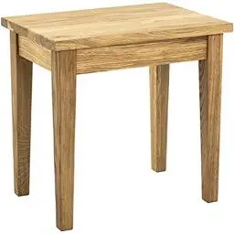 Produktbild: HAKU Möbel Beistelltisch Eiche geölt, Massivholz - Maße: B 43 cm x H 42 cm x T 30 cm, Style: Traditional