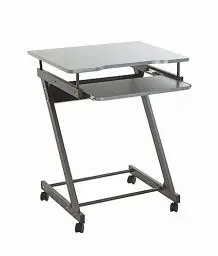 Produktbild: HAKU Möbel Computertisch auf Rollen anthrazit, MDF, Metall - Maße: B 60 cm x H 75 cm x T 49 cm, Style: Modern