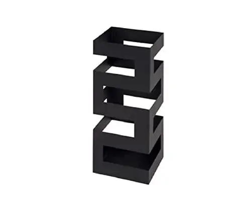 Produktbild: HAKU Möbel Schirmständer schwarz, Metall - Maße: B 16 cm x H 48 cm x T 16 cm, Style: Modern