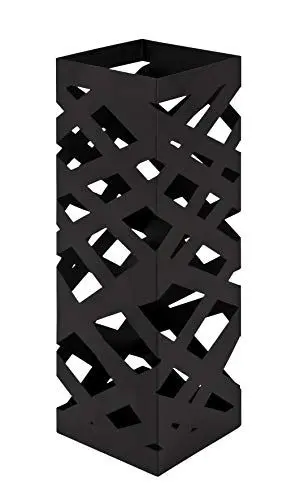 Produktbild: HAKU Möbel Schirmständer schwarz, Metall - Maße: B 16 cm x H 48 cm x T 16 cm, Style: Modern